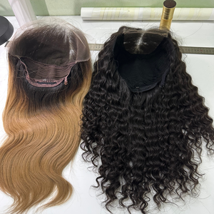 Prix de gros perruques pour femmes noires Naturelle droit HD dentelle frontale Fashion Design perruque cheveux humains dentelle frontale fermeture perruques - Product Image 1