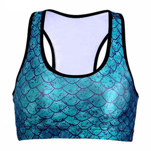 Nuevo Sujetador Deportivo Sublimado para Niñas, Talla Grande, Corte Simple y Ajustado, Hecho a Medida, de Alta Calidad, Transpirable, con Gran Soporte, de Spandex/Nailon - Product Image 3