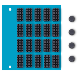 Snapmaker U1 3D Printer Accessory Kit Nozzle Cleaning Brushes & Parking Pads - Product Image 1