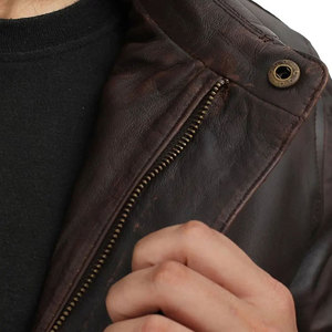High Selling Trendy Wear <b>Men</b> <b>Leather</b> <b>Jacket</b> New Arrival 2026 Comfortable Wear <b>Men</b> <b>Leather</b> <b>Jacket</b> - Product Image 6