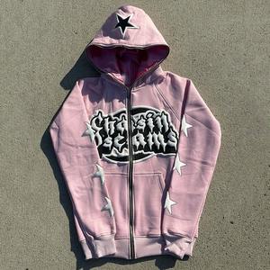 Sweats à capuche unisexes à impression bouffante 3D de haute qualité personnalisés en gros Streetwear pour hommes fermeture éclair respirante conception pour l'hiver - Product Image 2