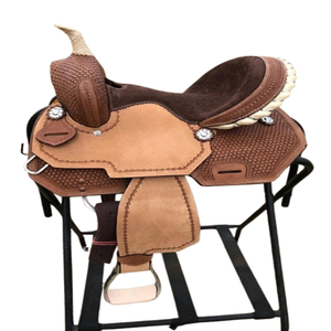 Selle de plaisir western en cuir souple pour enfants - Haute qualité, confortable, design personnalisable pour l'équitation, dressage, vente en gros - Product Image 1