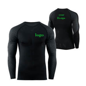 Completamente personalizado de los hombres transpirables Peking Sports Rash Guard Premium usado solo ropa deportiva - Product Image 1
