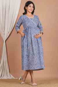 Vestido de Maternidad de Algodón de Alta Calidad para Lactancia Posparto, Bata de Maternidad para Mujeres Embarazadas, Vestido para Baby Shower, Ropa de Verano - Product Image 4