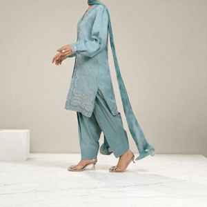 High Quality Womens Casual Suit Two Piece Set With Long Sleeve Top & Ankle Length Pants Perfect For Business <b>Travel</b> Or Home Wear - Product Image 2