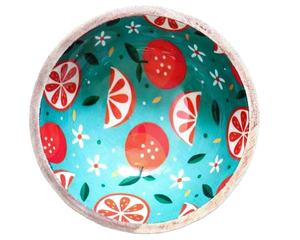 Cuenco para servir ensalada de frutas de madera personalizado e impreso, Impresión de esmalte de diferentes tamaños para comedor, cocina o uso en fiestas - Product Image 1