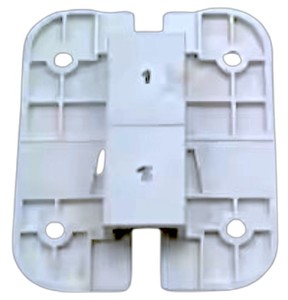 Interlocking Flush Mount <b>Bracket</b> Made of Durable Plastic for Secure Attachment - Product Image 5