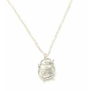 925 Sterling <b>Silver</b> Alarm <b>Clock</b> Necklace Gift Made From Zinc Alloy - Product Image 2