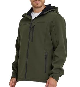 <b>Men's</b> Hooded Softshell Jacket Waterproof Fleece Lined <b>Rain</b> Jacket Lightweight Windbreaker Winter <b>Coat</b> Outdoor Hiking - Product Image 3