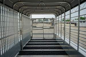 Remolque para Ganado, Caballos y Vacas, Precio de Fábrica, Confiable y Asequible, para Uso Agrícola |   Transportador de Animales Galvanizado Resistente - Product Image 5