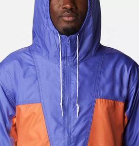 Veste de sport d'extérieur imperméable à fermeture éclair en nylon 100% polyester avec logo personnalisé, veste de course à pied pour homme, veste coupe-vent à capuche - Product Image 6
