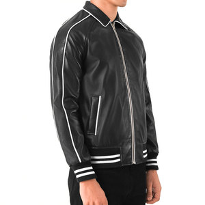 Nouvelles vestes Versity College pour hommes vestes universitaires vierges en gros veste universitaire Letterman en satin uni avec logo personnalisé pour hommes - Product Image 3