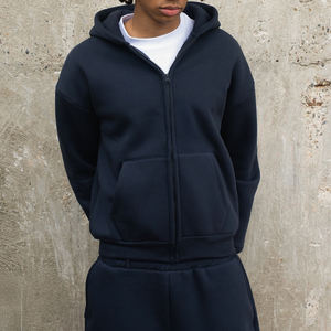 ชุดวอร์มแบบมีฮู้ดและกางเกงวอร์มแบบลำลองทรงหลวมสำหรับผู้ชายชุดวอร์มใส่วิ่งแบบกำหนดเองผู้ผลิตเสื้อผ้า - Product Image 6