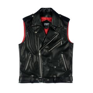 Gilet en cuir vegan style commando - Product Image 1