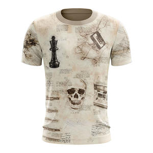 Meilleur design personnalisé 100% jersey de coton poids moyen manches courtes col côtelé hommes T-shirt classique surdimensionné - Product Image 2