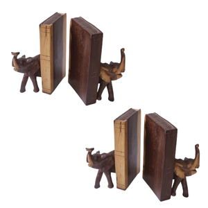 Serre-livres de table en bois nouvellement conçus pour la décoration intérieure Fournitures en vrac économiques en Inde - Product Image 5