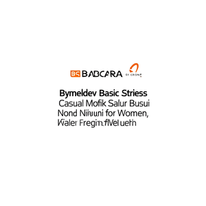 ชุดเดรสลายทางพื้นฐาน Bymeldev ลายลำลอง Salur Busui และ Nonbusui สำหรับผู้หญิง - Product Image 2