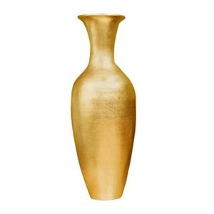 Maceta moderna de aluminio con esmalte mate y chapado en oro para dormitorio, jarrones de Metal de último diseño para precio más bajo - Product Image 1