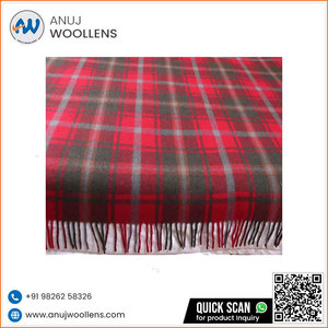 Couverture de luxe en laine d'érable foncé douce Jeté en cachemire tissé à la main de haute qualité style mexicain de fabricant indien - Product Image 6