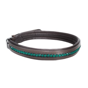 Collier de chien en cuir de qualité supérieure avec décoration rembourrée et en strass Fournisseur et fabricant en gros - Product Image 1