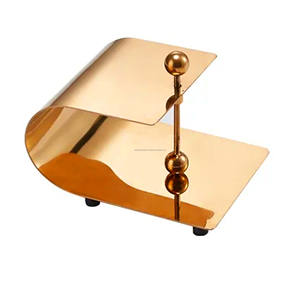 Custom Price Stainless Steel <b>Napkin</b> Holder Table Organizer Smooth for Western Restaurants Square <b>Silver</b> - Product Image 5