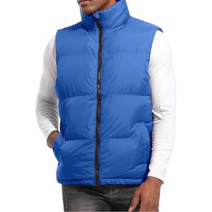 Veste matelassée décontractée pour homme en vente en gros, avec col montant, imperméable et respirante, en nylon, veste d'hiver - Logo de couleur personnalisé - Product Image 4