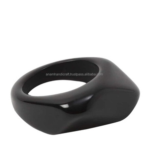 Wholesale ANAM Customized Best Quality Handcrafted High Polished Beautiful Colorful Fashion <b>Resin</b> Art Collectible <b>Ring</b> for Women - Product Image 1