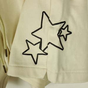 กางเกงวอร์มผ้าฝ้ายหนาสำหรับผู้ชายกางเกงขาสั้นออกกำลังกายทรงหลวมสวมใส่สบายแนวสตรีท - Product Image 5