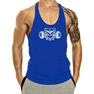 Nueva Llegada, Camiseta sin Mangas Personalizada con Logotipo para Hombre, Chaleco Deportivo para Correr, Estilo Moderno, Fibra de Bambú, Absorbe la Humedad, Estilo Vintage - Product Image 5