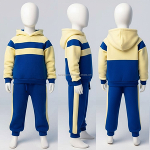 Conjunto Deportivo de Otoño para Niños, Felpa Francesa 100% Algodón, Transpirable, Impermeable, Posiciones de Logotipo Personalizables, Servicio OEM - Product Image 6