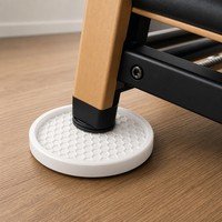 Patins de protection antidérapants en caoutchouc alvéolé pour pieds de meubles, protecteurs de sol à ventouse pour chaises et tables