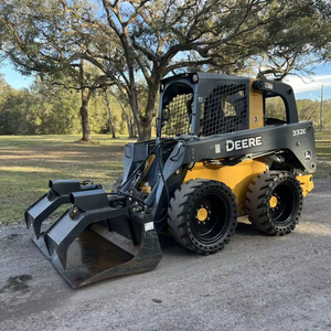 Chargeuse compacte JOHN DEAR 332E, 2 vitesses, hydraulique auxiliaire, 100 CV, 220 V, haute efficacité, avec moteur Changchai, boîte de vitesses, pompe, moteur, engrenage - Product Image 1