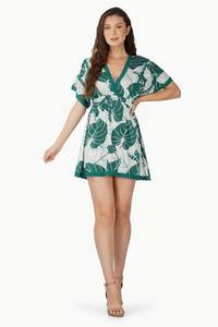 Robe courte indienne faite à la main pour femmes, bloc à la main, imprimé floral, style bohème, tenue de fête d'été élégante, cadeau de mariée - Product Image 4