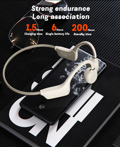 Auriculares de Conducción Ósea para Entrenamiento al Aire Libre, Dispositivo de Audio Estéreo de Ajuste Abierto, Uso Seguro para Correr y Ciclismo - Product Image 3