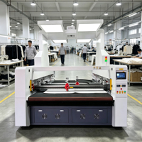 Machine de découpe laser CO2 pour tissus 1800x2000mm avec alimentation automatique pour cuir, jersey, polyester