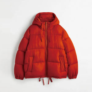 Chaqueta acolchada para mujer, venta al por mayor de alta calidad, cálida, ligera, elegante, con capucha, Impresión de logotipo personalizado - Product Image 6