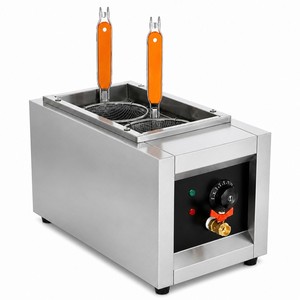 เครื่องต้มบะหมี่ไฟฟ้าแบบสองตะกร้า 220V 2kW สำหรับวางบนเคาน์เตอร์ เหมาะสำหรับร้านอาหาร ตัวแทนจำหน่ายและส่งออก - Product Image 1