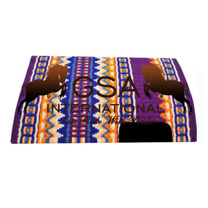 Manta de lana 100% neozelandesa para silla de montar / manta de exhibición / almohadilla de exhibición, tejida firmemente, duradera y cómoda para montar a caballo - Product Image 2