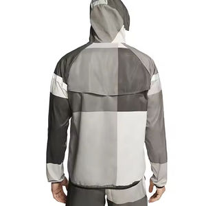 Ensemble de survêtements coupe-vent pour hommes, sweats et shorts respirants, coupe-vent à capuche en polyester grande taille, vente à chaud - Product Image 6