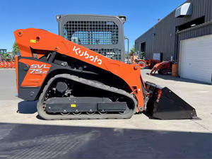 Meilleure vente Kubota SVL75 Mini chargeuse compacte à glissement Chargeur sur chenilles Chargeur frontal multifonction pour le déneigement, roulement inclus - Product Image 6