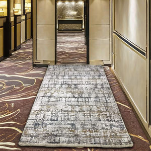 พรมเช็ดเท้ากันลื่นพิมพ์ลาย Goldenmoon พรมโพลีโพรพิลีนที่ล้างได้ทันสมัยดีไซน์แบบนามธรรมทอสำหรับบ้าน - Product Image 4