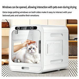Box di Asciugatura per Toelettatura Animali Domestici da 72L, Controllo Intelligente <span class=keywords><strong>della</strong></span> Temperatura e <span class=keywords><strong>Sterilizzazione</strong></span> all'Ozono per Cani e Gatti - Product Image 5
