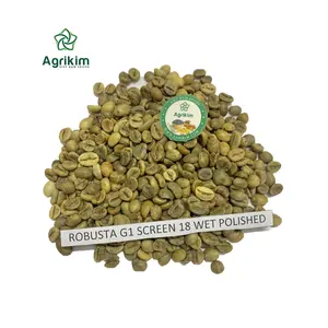 Arabica Green Coffee Beans Unroasted And Robusta Coffee Beans 100% pure screen 14 15 16 17 raw coffee bean from Vietnam