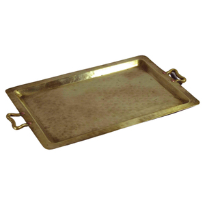 High In Demand Gold Plated Luxurious Quality Metal Made Restaurant And Hotel <b>Food</b> And Sweets Serving Luxury <b>Tray</b> Hot Selling - Product Image 2