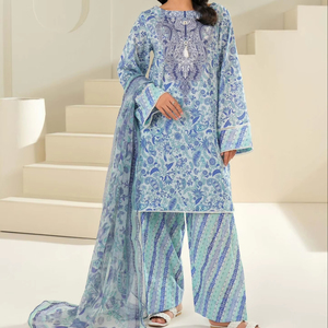 Nuevo Salwar Kameez Pakistaní Indio 2025, Vestido de 3 Piezas Sin Costuras, Ligero, de Secado Rápido, de Alta Calidad para Mujer, para Todas las Temporadas - Product Image 1