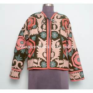 Veste courte en coton brodé en velours de qualité supérieure, style bohème, classique et élégant, best-seller 2025 - Product Image 6