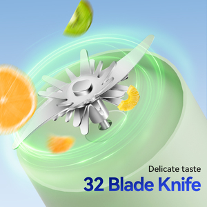 Licuadora y exprimidor portátil recargable por USB, mini batidora eléctrica para jugo de naranja, frutas y vegetales - Product Image 4