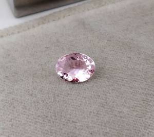Morganite rose ovale de qualité supérieure d'excellente coupe Pierres précieuses en vrac Clarté impeccable Couleur rose lustrée Gemmes à facettes en morganite naturelle - Product Image 3
