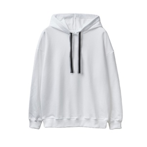 High Quality 100% Cotton No Labels Blank Big Pocket <b>Oversized</b> Unisex <b>Hoodies</b> - Product Image 1