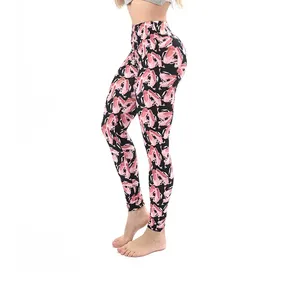 Leggings de Yoga Elegantes de Cintura Alta, Sin Costuras, de Spandex/Nailon, Compresión, para Gimnasio, Fitness, Elásticos, Ropa Deportiva, Efecto Push-Up - Product Image 6